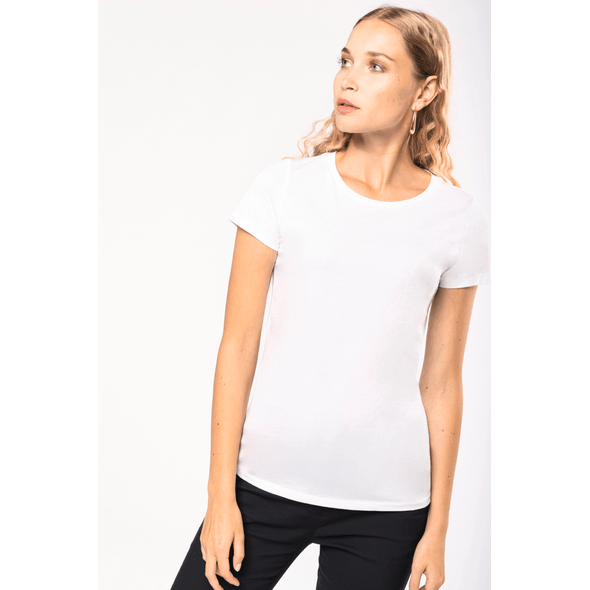 Kariban | Camiseta mujer supima manga corta cuello redondo Kariban | Camiseta mujer supima manga corta cuello redondo